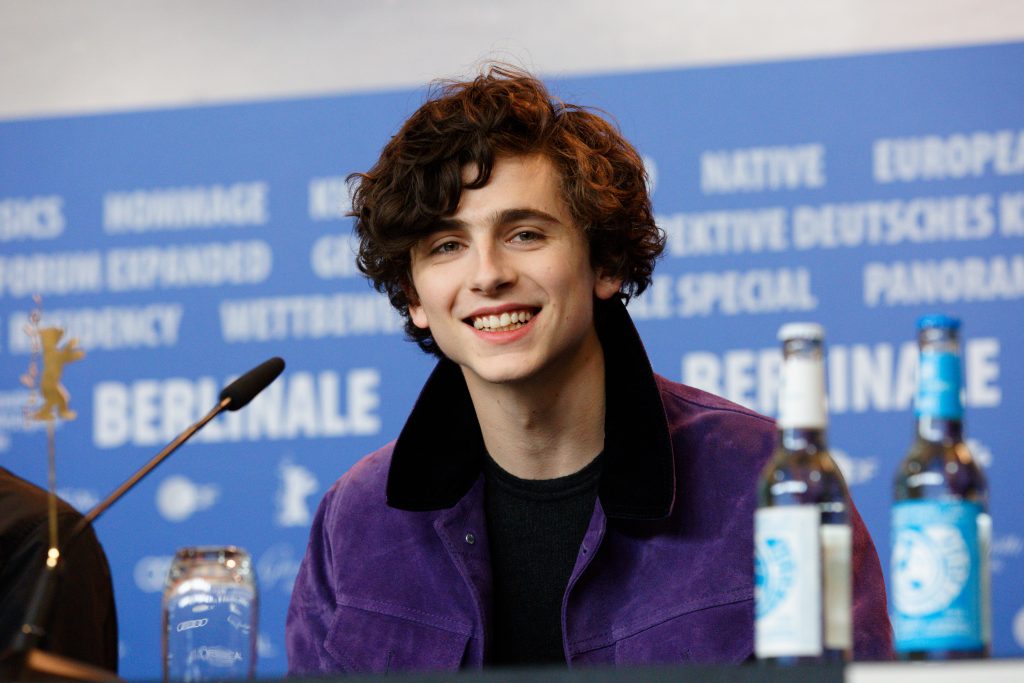 Timothée Chalamet amerikai színés